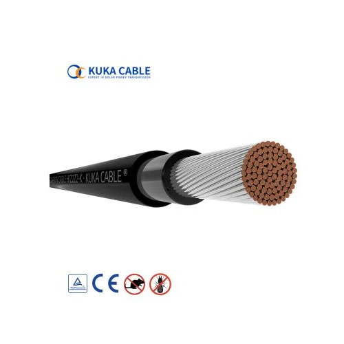 Solcellekabel H1Z2Z2-K 6mm2 sort - 6mm²